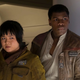 Kelly Marie Tran and John Boyega in Star Wars: The Last Jedi.